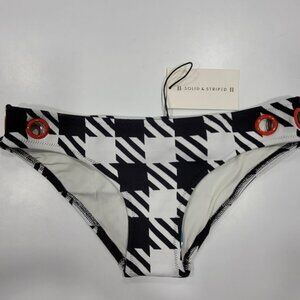 Solid & Striped The Elle Bikini Bottom Eyelet Size XS